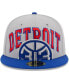 Фото #2 товара Men's Gray, Blue Detroit Pistons Tip-Off Two-Tone 59FIFTY Fitted Hat