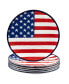 Фото #1 товара Stars and Stripes Melamine Plate Set, 6 Piece