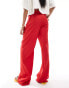 Extro & Vert Tall wide leg trouser in red