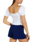 Фото #2 товара Women's Suri Sweetheart-Neck Ruffled Pintucked Top