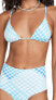 L*Space 284581 Women's Brittany Bikini Top, Picnic Plaid, M