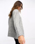 Фото #2 товара ASOS DESIGN wool blend oversized jumper with crew neck in grey