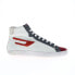 Фото #2 товара Diesel S-Leroji Mid Mens White Leather Lifestyle Sneakers Shoes