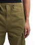 Superdry Baggy parachute pants in burnt olive