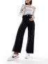 Mango baggy relaxed jean in black