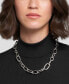 Фото #3 товара Silver Chunky Link Necklace