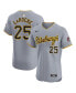 ფოტო #1 პროდუქტის Men's Adam LaRoche Gray Pittsburgh Pirates Road Elite Player Jersey