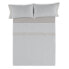 Фото #1 товара Комплект постельного белья с простыней Александра Хаус Ливинг Pearl Gray Супер кинг 4 предмета