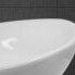 Waschbecken Ovalform 590x390x200mm Weiß