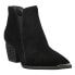 Фото #3 товара Vintage Havana Collins Pointed Toe Zippered Booties Womens Black Casual Boots CO