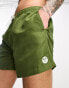 New Look core swim short in khaki