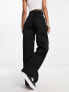 Dickies grove hill wide leg trousers in black