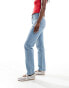 Levi's 501 straight fit crop jeans in light blue