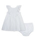 ფოტო #1 პროდუქტის Baby Girls White Embroidered Sundress