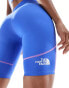 Фото #5 товара The North Face Training Hakuun contour seam high waist legging shorts in blue