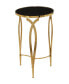 Metal Accent Table with Top, 20" x 20" x 27"