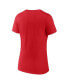 ფოტო #2 პროდუქტის Women's Red Washington Nationals One and Only V-Neck T-shirt