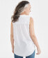 ფოტო #2 პროდუქტის Women's Sleeveless Popover Shirt, Created for Macy's