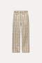 Z1975 HIGH-WAIST STRAIGHT ANIMAL PRINT JEANS