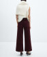 ფოტო #3 პროდუქტის Women's Corduroy Culotte Trousers