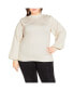 Фото #1 товара Plus Size Isabella Sweater