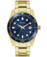 ფოტო #1 პროდუქტის Men's Classic Gold-Tone Stainless Steel Bracelet Watch 43mm