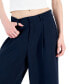 Juniors' Airflow Pleated Wide-Leg Trousers