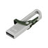 Hama "HOOK-STYLE", - 32 GB - USB Type-A - 2.0 - 15 MB/s - Capless - Green,Metallic