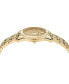 ფოტო #2 პროდუქტის Men's Swiss Greca Time Gold Ion Plated Stainless Steel Bracelet Watch 41mm