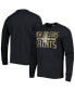 ფოტო #1 პროდუქტის Men's Black Distressed New Orleans Saints Brand Wide Out Franklin Long Sleeve T-shirt