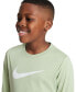 Фото #3 товара Футболка для малышей Nike Big Kids Dri-FIT Легендарная футболка для тренировок с длинным рукавом и принтом Лого.