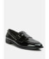 ფოტო #1 პროდუქტის EMILIA Womens Patent Stud Penny Loafers