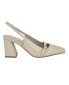 ფოტო #3 პროდუქტის Women's Ellisa Square Toe Block Heel Slingback Pumps