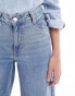 Levi's '94 baggy wide leg jeans in light blue wash with distressing Синий, W28 L31 - фото #6