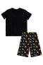 Erkek Çocuk Pijama Takımı 10-13 Yaş Siyah