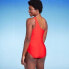 Фото #3 товара Women's Medium Coverage One Shoulder One Piece Swimsuit with Tummy Control -