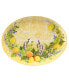 Фото #3 товара Certified Lemon Zest 2 Piece Melamine Platter Set