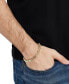 ფოტო #2 პროდუქტის Men's Square Link Bracelet in 18k Gold-Plated Sterling Silver