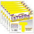 Фото #1 товара TREND Yellow 4" Casual Uppercase Ready Letters, 6 Packs