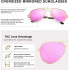 Фото #4 товара Женские солнцезащитные очки-авиаторы SODQW, зеркальные, поляризованные, модные, очки-авиаторы для вождения, рыбалки, золотая оправа, розовые линзы