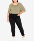 ფოტო #3 პროდუქტის Plus Size Stretch Girlfriend Tall Length Jean