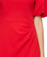 ფოტო #3 პროდუქტის Women's Off-The-Shoulder Balloon-Sleeve Gown