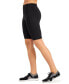 Фото #3 товара Women's Compression High-Rise 10" Bike Shorts, Created for Macy's