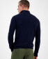 Men's Quarter-Zip Pullover Knit Sweater