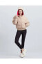 Фото #12 товара W Puffer Flexi Hooded Jacket Kadın Bej Mont S212007-211