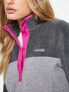 Columbia Benton Springs half snap neck fleece in grey