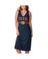 ფოტო #1 პროდუქტის Women's Navy Auburn Tigers Training V-Neck Maxi Dress