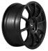 Фото #3 товара Колесный диск литой Barracuda Summa matt black 7.5x17 ET35 - LK4/100 ML73.1