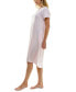 Фото #7 товара Women's Short-Sleeve V-Neck Sleep Dress