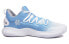 Фото #2 товара Кроссовки баскетбольные Nike Hyperdunk Low 10 зимние снежинки Вариант с прозрачной чернилой Низкие бело-голубые AR0465-100